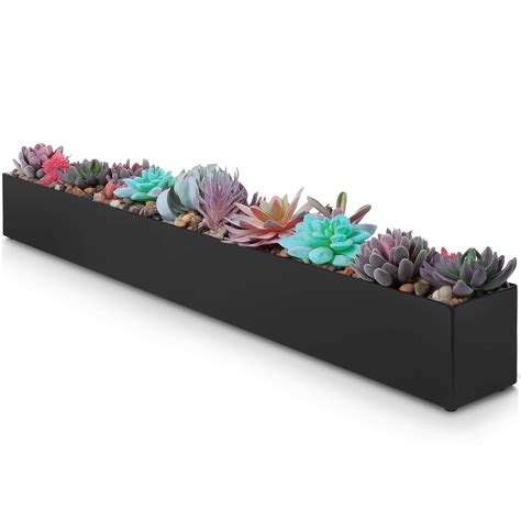 metal flower box planters|indoor metal planter boxes.